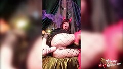 Demon Girl Plays With Different Toys and Fucks Her Ass on Halloween Thumb