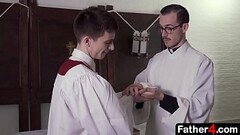 When the priest penetrates his ass and fucks him hard that the boy realizes his dreams have become a Thumb