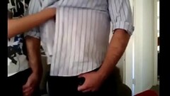 Sucking a neighbor&#039_s cock and he cums on my face Thumb