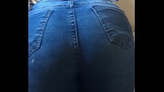Minha esposa ficou de quatro de cal&ccedil_a jeans e me fez exibir ela , eu quero ser corno mais ela Thumb