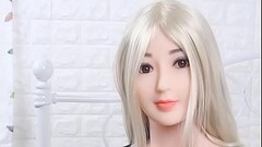 Blonde asian sex doll with huge tits waiting for cumshots Thumb