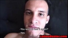 Straight Latino gets anon cock to cum for cash- LatinoHunter.com Thumb
