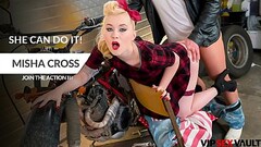 VIP SEX VAULT - Pin Up Lady Misha Cross Goes For A Quickie With Her Biker Boyfriend Thumb