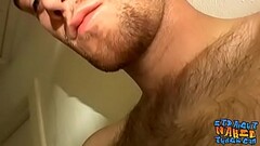 Straight guy Bryce Corbin tugs his erect cock and cums Thumb