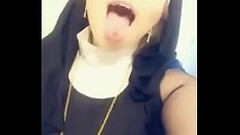 Slutty Nun gets fucked and receives a big creampie Thumb