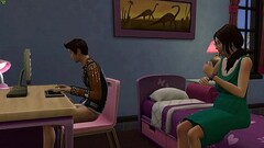 My step-mom has an anniversary surprise for me, she proposes me a cake and the first time she speaks Thumb