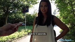 Public Agent Chloe Lamour gets her big boobs jizzed on for cash Thumb