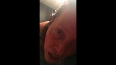 Halcyon Gold Sucks Her cowrokers cock and eats his ass Thumb