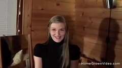 Horny blonde girlfriend is more than willing to fuck Thumb