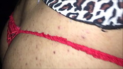 Cdzinha LimaSp Dando com a calcinha fio vermelha borboleta atras para meu novo amante seguranca cent Thumb