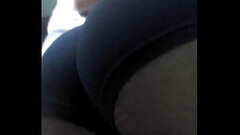 Acordando cheio de tes&atilde_o, com a cueca enfiada na minha bunda grande. Thumb