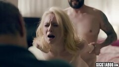 Hot stepdaughter fucked by a client in front of stepdad Thumb