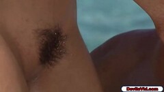 Hot latina gets her hairy pussy fucked Thumb