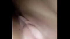 Horny amateur girl playing with herself under the blanket while people watch tv Thumb